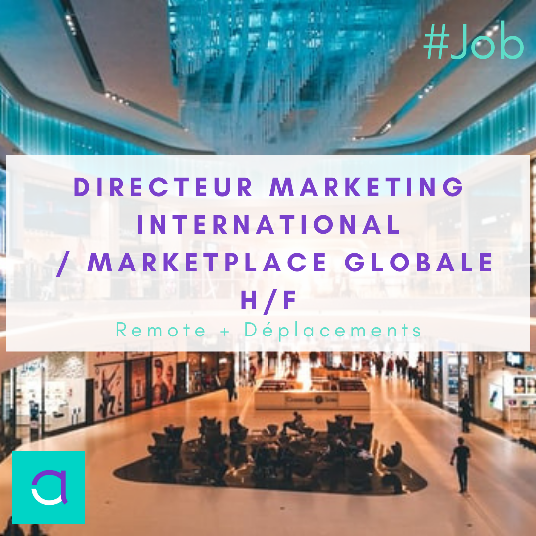 CMO Directeur Marketing International / Marketplace Globale (H/F)