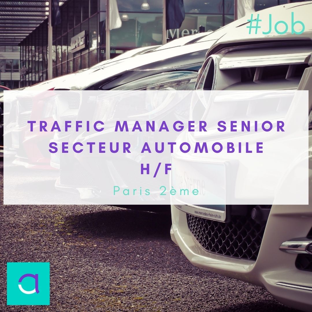 Emploi Traffic Manager Senior