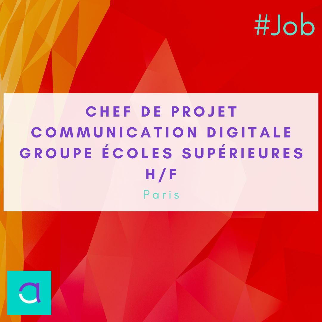 Emploi Chef de Projet Communication Digitale